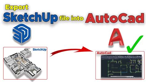 export from cad to sketchup.